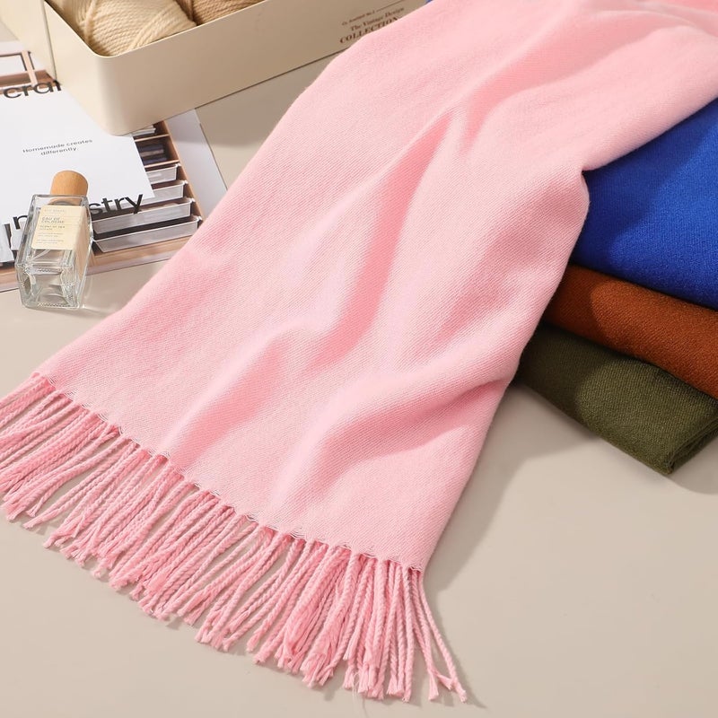 Premillow Scarfs for Women, Winter Scarf, Classic Pashmina Shawls and Wraps, Cashmere Feel Scarfs for Women, Long Scarves - Image 5
